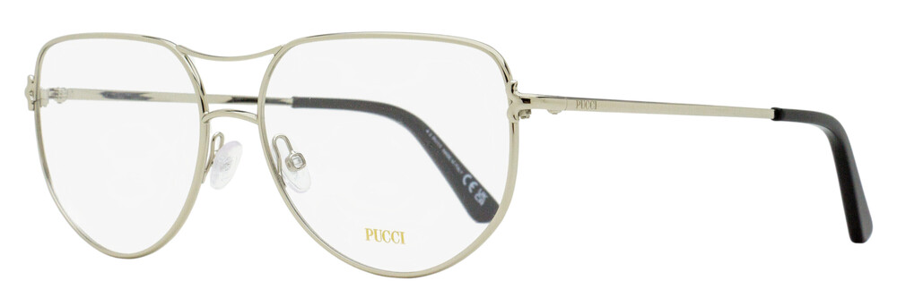 Pucci Clip-On Eyeglasses EP5247 016 Palladium 59mm